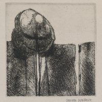 George Wallace - The Balanced Rock - soft & hard ground etching - 1986