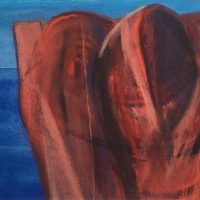 George Wallace - Abstract Landscape #17, pastel